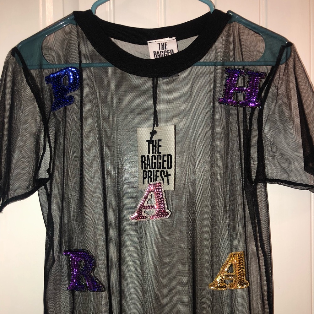 The Ragged Priest Sheer Top/Dress/Cover Up💜💛💙